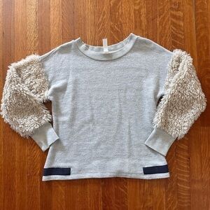 Anthropologie Amadi mixed fabric sweater, great condition size medium